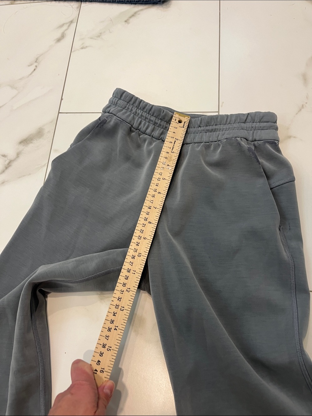 womens lululemon Grey Relaxed Fit Drawstring Pants - Picture 3 of 11